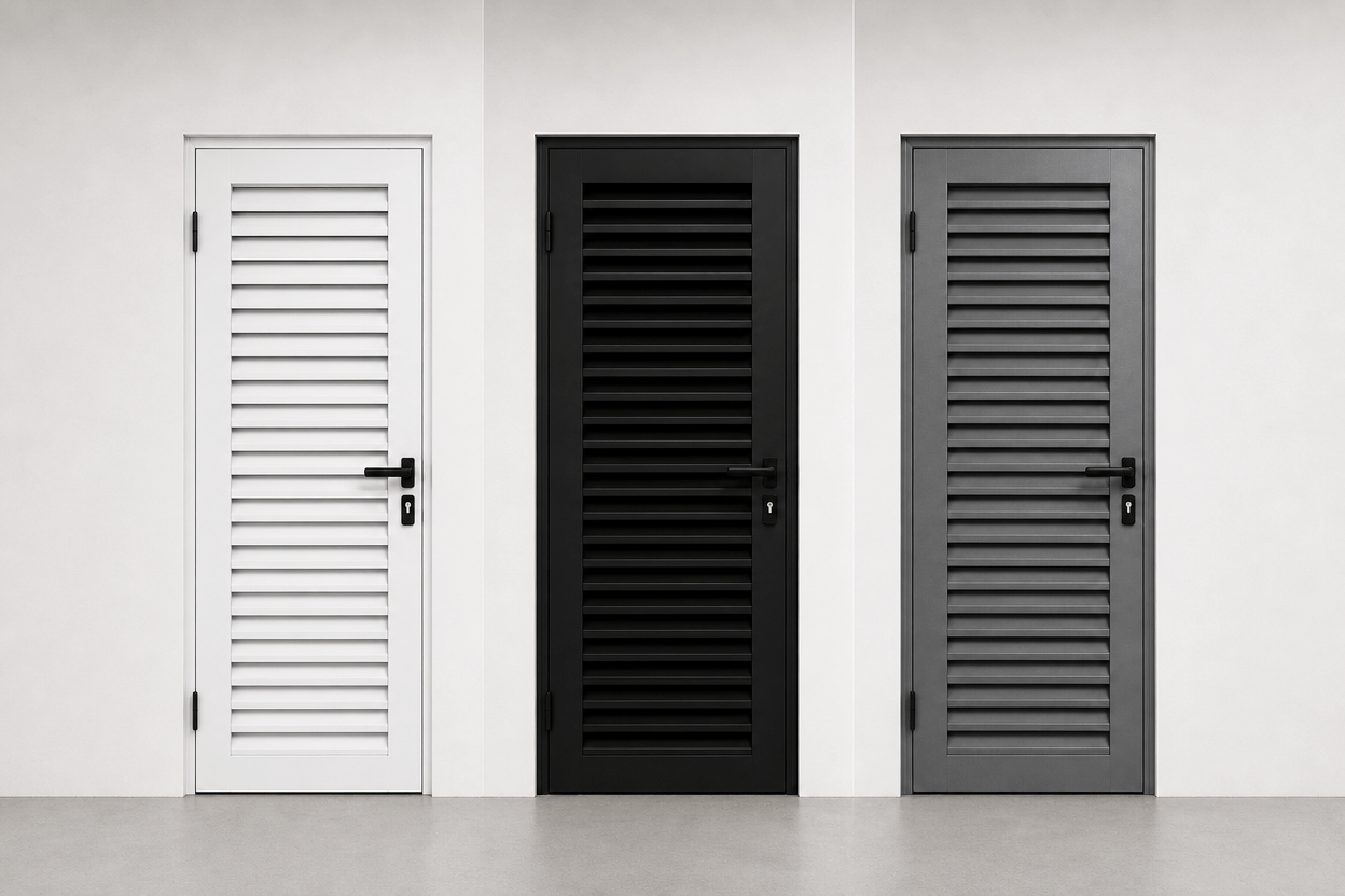 Puertas Louver de PVC en Guayaquil resistentes a humedad y corrosión